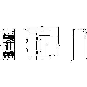 75 kw 3RW4047-1BB15 3RW40 Soft starter size S3 with Bypass and Screw terminals Energy