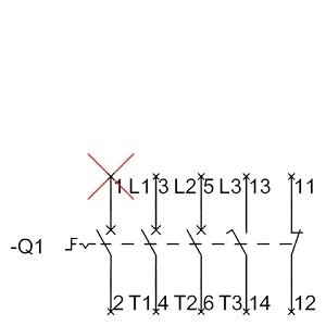 Siemens 3LD2054-1TP53 Basic Devices Disconnecting Switch for Industrial Power Control