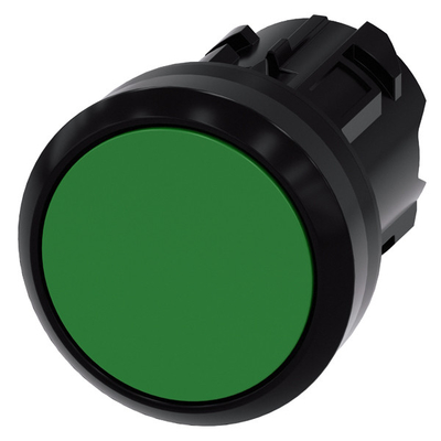 3SU1000-0AA40-0AA0 SIRIUS ACT Pushbutton with Flat Green Button Plastic Unlighted