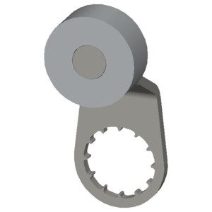 Twist Lever Stainless Steel Roller Actuator 3SE5000-0AA02 for Industrial Applications