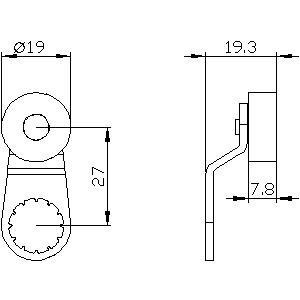 Twist Lever Stainless Steel Roller Actuator 3SE5000-0AA02 for Industrial Applications