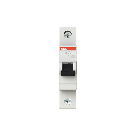 MCB SH201-C6 Miniature Circuit Breaker 1P C 6 A Suitable for Various Applications
