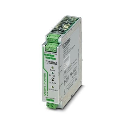 Compact QUINT-PS24DC24DC 5 DC/DC Converter for Space-Saving Industrial Installations