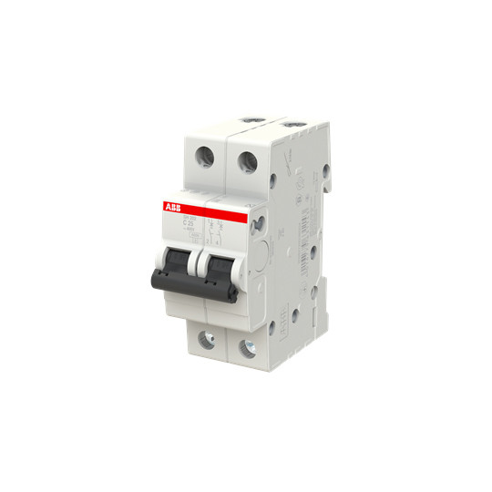 High Breaking Capacity MCB SH202-C25 Miniature Circuit Breaker 2P C 25 A with C Curve