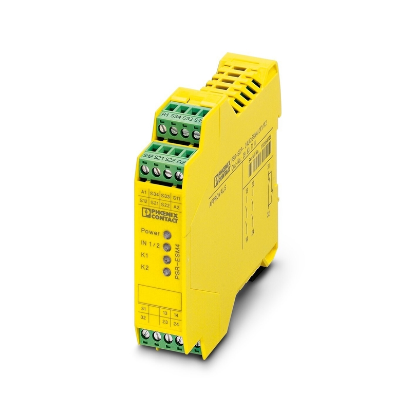 PSR-SCP-24UC/ESM4/3X1/1X2/B Safety Relays for Safety Shutdown and Coupling Protection