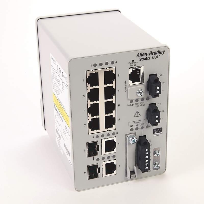1783-BMS10CGP Stratix 5700 8 Copper 10/100 Ports 2 Combo 10/100/1000 Ports 1588 PTP ab All