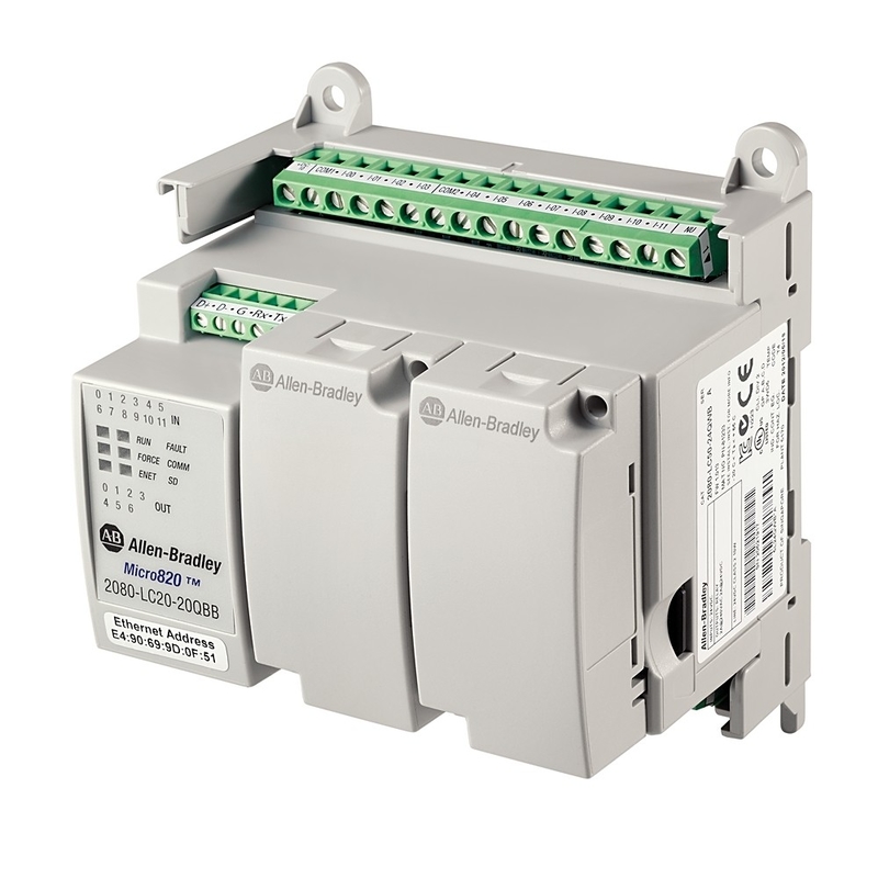 2080-LC20-20QBBK Communication interface Other Micro820 20 I/O ENet/IP Controller CC