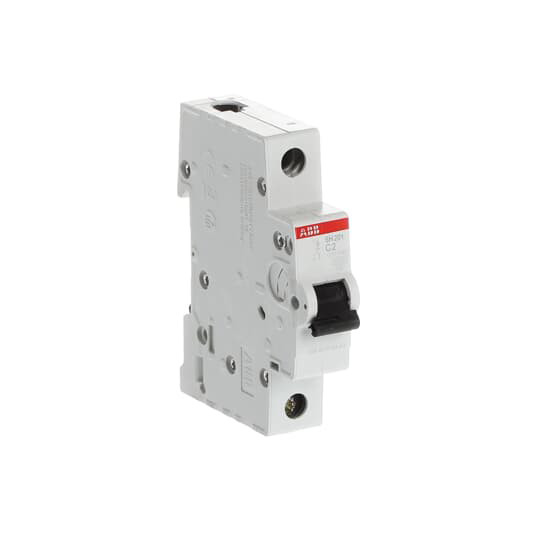 Rated Frequency 50Hz MCB SH201-C2 Miniature Circuit Breaker 1P Number of Pole 2A