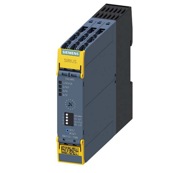 Durable 3SK1 Basic Unit Safety Relay Time-delay 4 Enabling Circuits 24V Screw Terminal