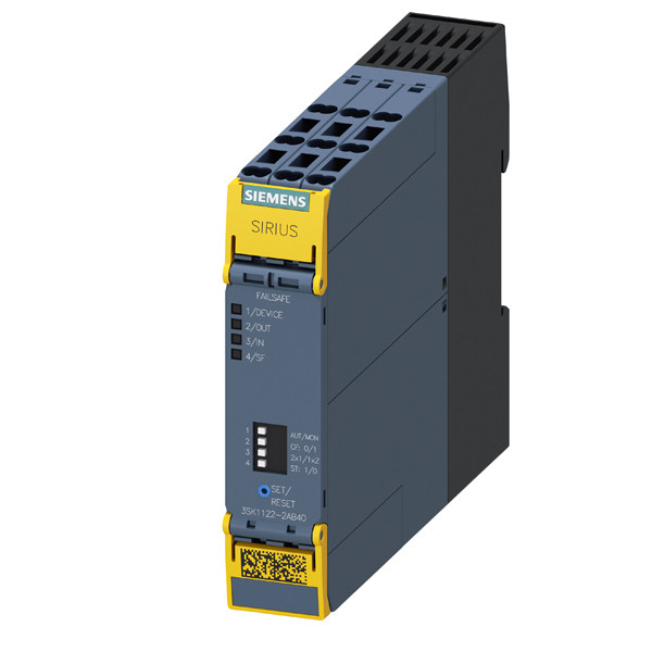 3 Enabling Circuits 3SK1122-2AB40 Safety Relay 3SK1 Basic Unit with Semiconductor Outputs