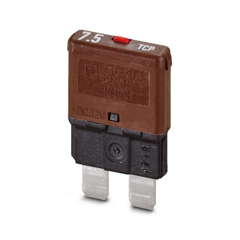 2 Poles 32V Rated Voltage 0700007 Thermal Magnetic Device Circuit Breakers 7.5/DC32V