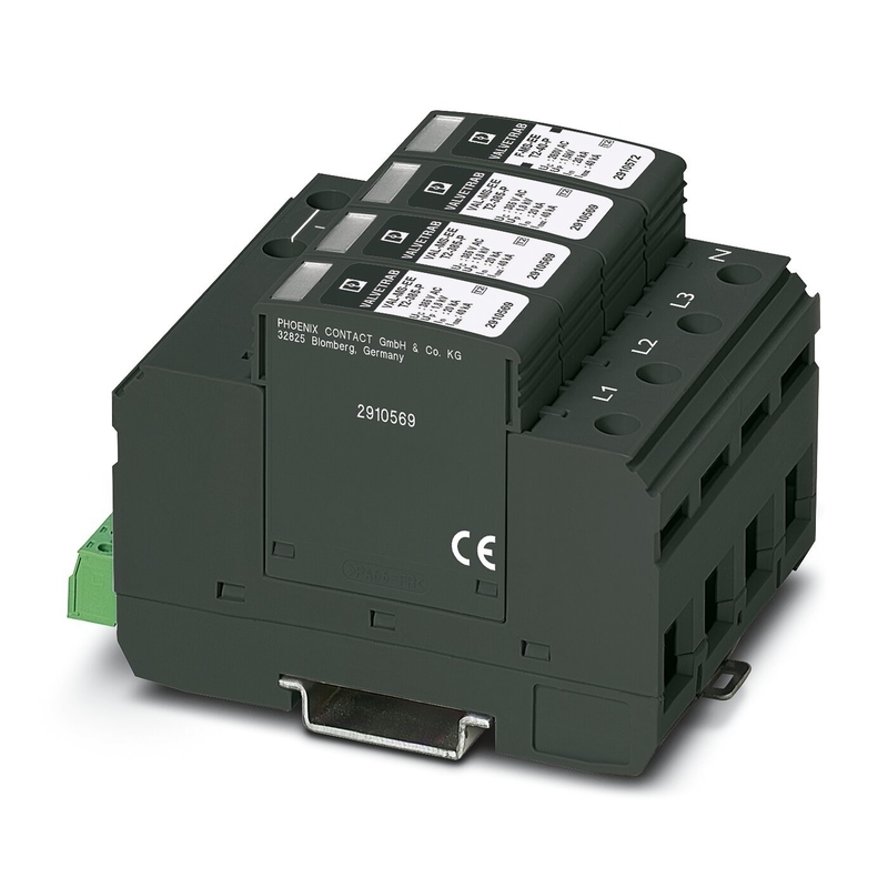 240/415 V AC 4 Pole Surge Protector for VAL-MS-EE-T2-4 0-385-UD-FM Phoenix Contact
