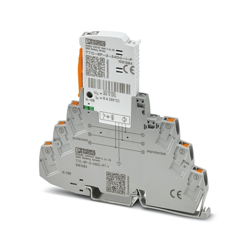 2.5 Nominal Discharge Current 24 V DC TTC-6P-3-24DC-PT-I Surge Protector Phoenix Contact