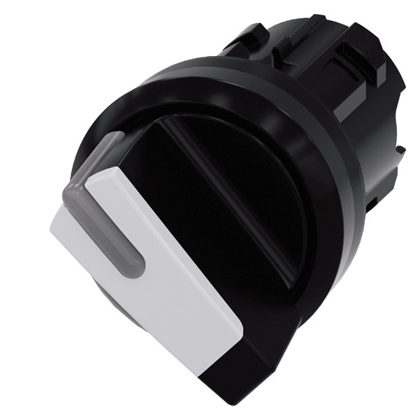 PLC 3SU1002-2BF60-0AA0 Plastic Short Handle 2 Positions Maintained White SIRIUS ACT Selector Switch