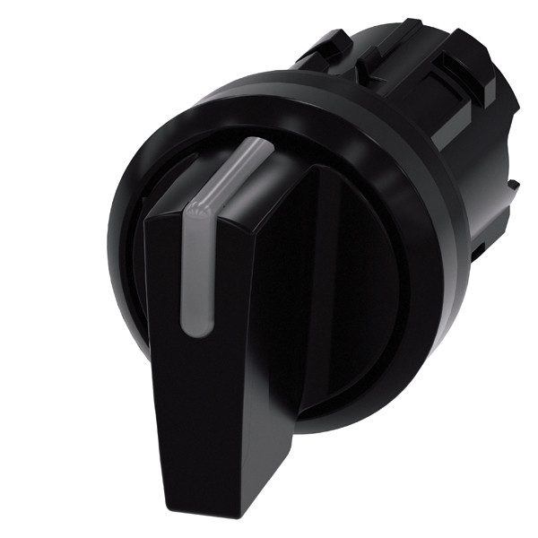 3SU1002-2BL10-0AA0 SIRIUS ACT Selector Switch Black Plastic Short Handle 3 Positions