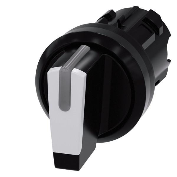 3SU1002-2BL60-0AA0 Plastic Short Handle 3-Position Selector Switch for SIRIUS ACT PLC