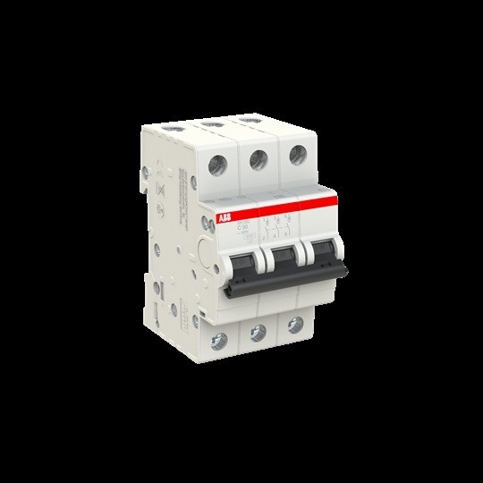 Number of Pole 3 3P MCB SH203-C50 Miniature Circuit Breaker Rated Current 50A 50A