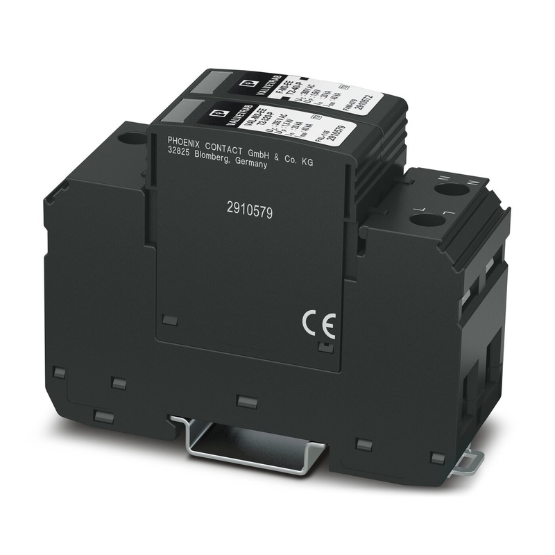 240V AC L-PE / N-PE Rated VAL-MS-EE-T2-1 1-320 Type 2 Surge Protector with 3 Poles