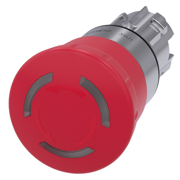 3SU1051-1HB20-0AA0 Metal Shiny Lighted Emergency Stop Push for Safe Machine Operation