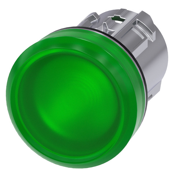 3SU1051-6AA40-0AA0 Metal Shiny Smooth Lens Green SIRIUS ACT Pilot Light for Operation