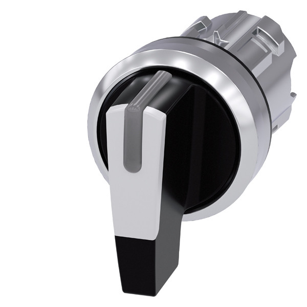 3SU1052-2CM60-0AA0 Metal Shiny Long Handle 3 Positions White SIRIUS ACT Selector Switch
