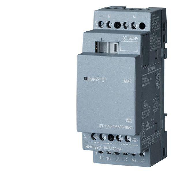 PLC LOGO 8 AM2 Expansion Module 6ED1055-1MA00-0BA2 for Modbus Communication Interface