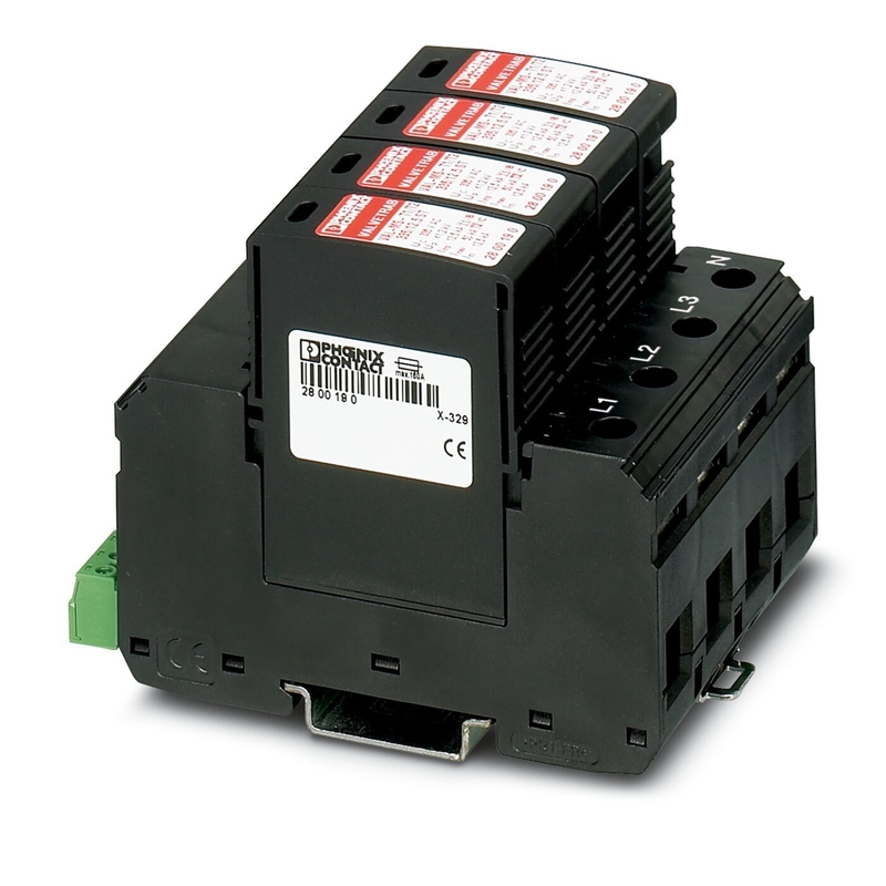 2800644 VAL-MS-T1/T2 335/12.5/4 0-FM Class 1/2 Lightning/Surge Protector with 2 Poles