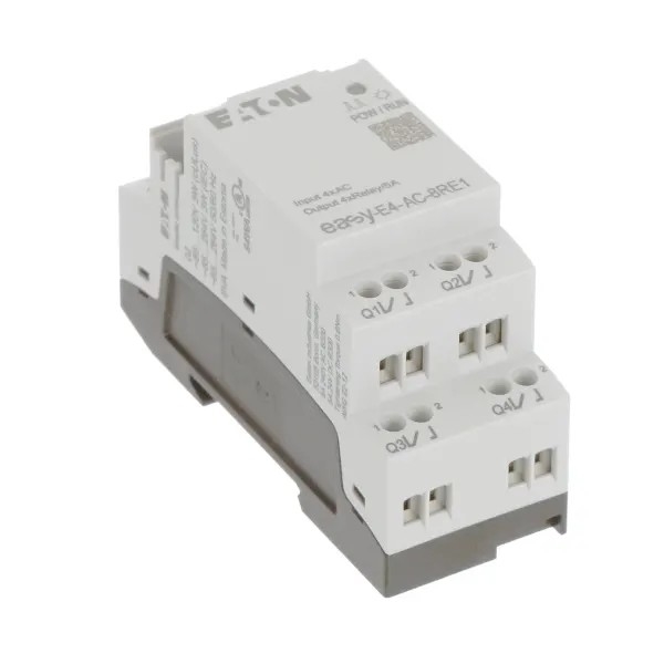 EASY-E4-AC-8RE1 4DI4RO DI/O Module with 100-240V AC/DC Power Source Screw Terminal