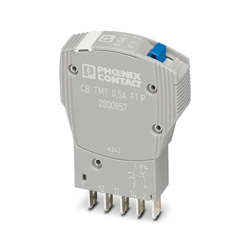 50 V DC 5 Poles 2800857 CB TM1 0.5A F1 P Thermal Magnetic Device Circuit Breakers