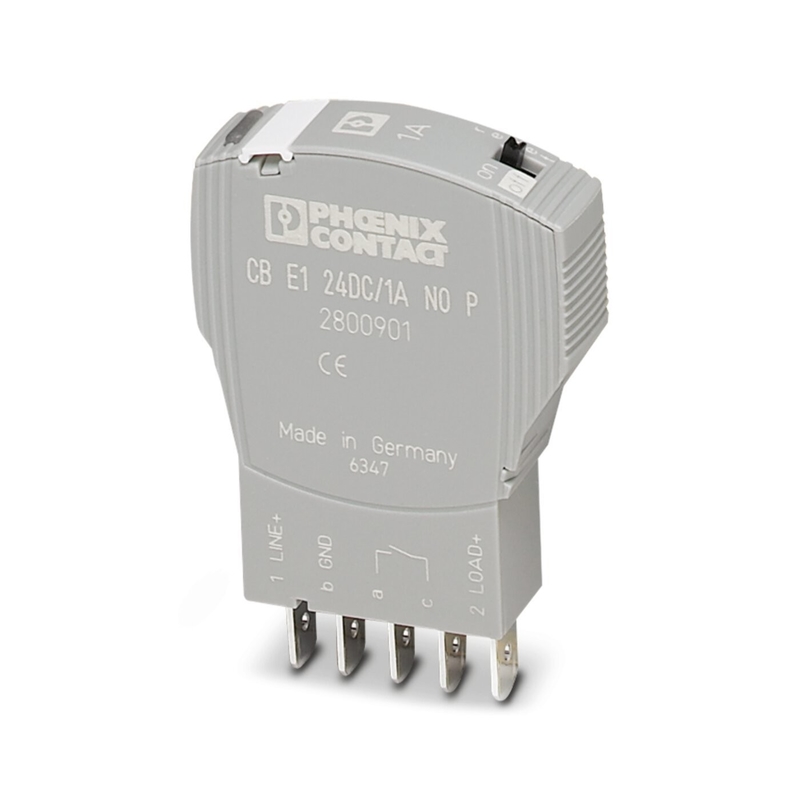 24V DC Rated Voltage 2800901 CB E1 24DC/1A NO P Electronic Equipment Circuit Breaker