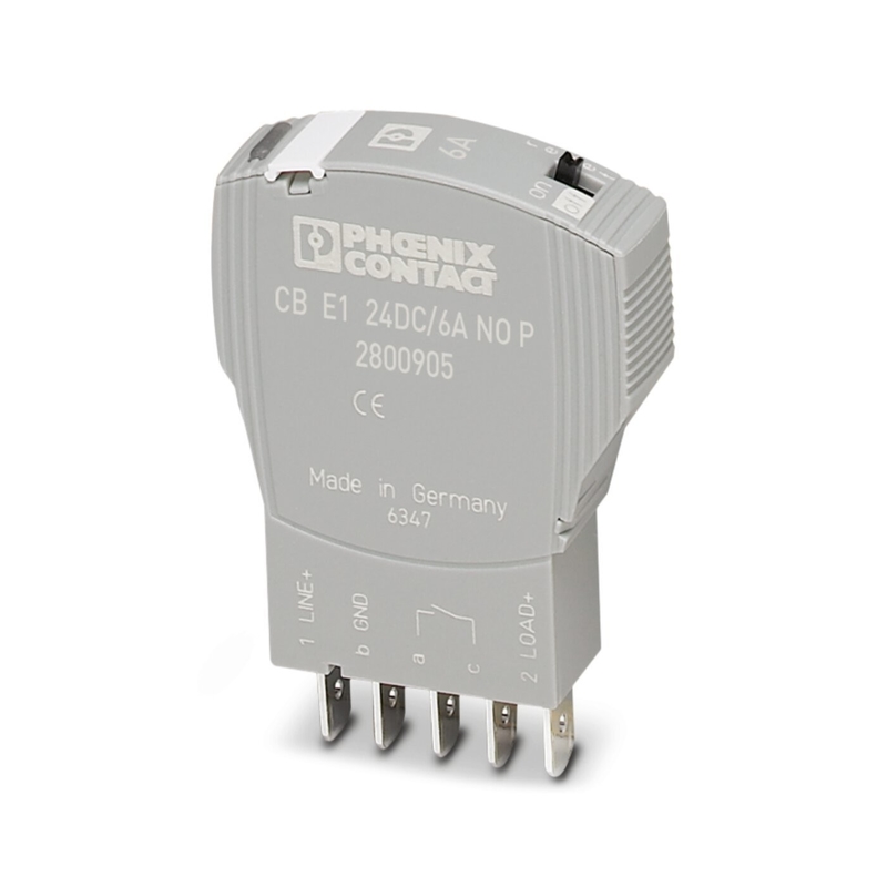 24 V DC Rated Voltage 2800905 CB E1 24DC/6A NO P Electronic Equipment Circuit Breaker