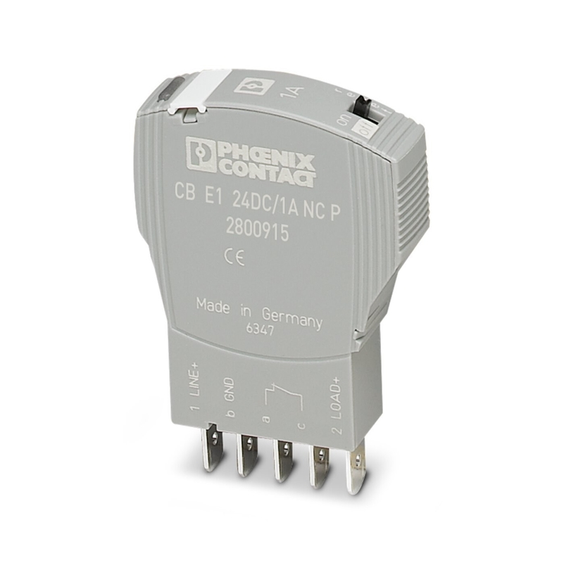 5 Poles Number 2800915 CB E1 24DC/1A NC P Electronic Equipment Circuit Breaker Rated Voltage 24 V DC