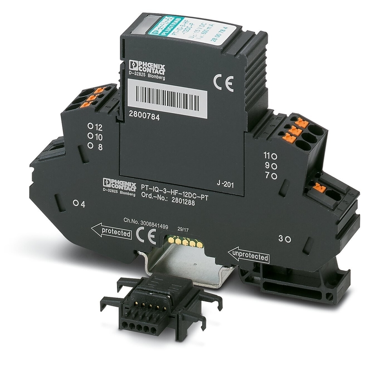 PT-IQ-3-HF-12DC-PT Surge Protector Rated Voltage 12V DC 4 Pole Protection Device