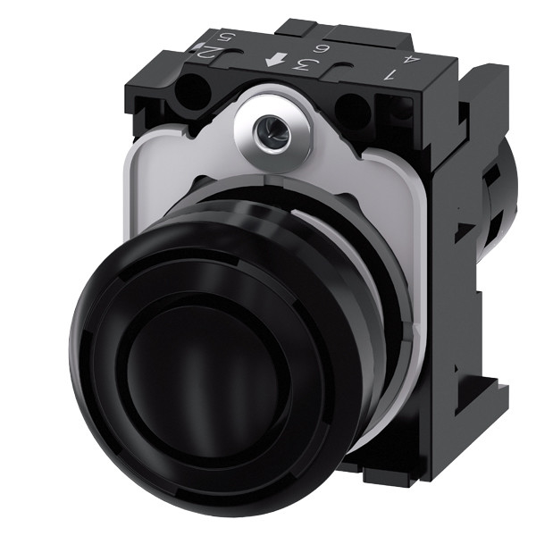 Compact Unit 3SU1200-6KB10-1AA0 Plastic with AC/DC 24V Screw Terminal SIRIUS ACT