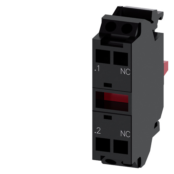 Front-Mounted SIRIUS ACT Contact Module 3SU1400-1AA10-3CA0 for PLC 3SU1400-1AA10-3CA0