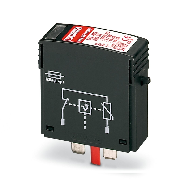 2 Pole VAL-MS 500 ST Type 2 Surge Protector with 500V Rated Voltage and Long Lifespan