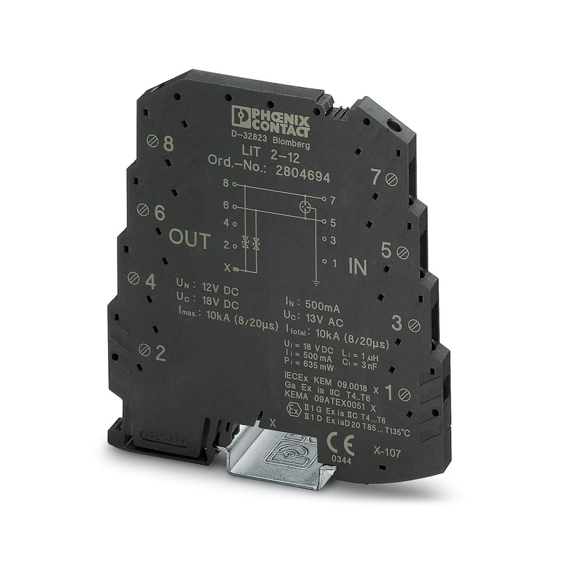 Upgrade Your Protection with 2-Pole Surge Protector LIT 2-12 at 24V DC Rated Voltage