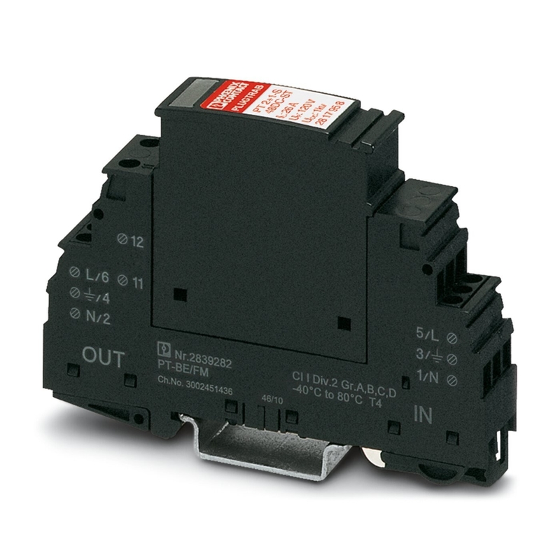 2817958 PT 2 1-S-48DC/FM Type 3 Surge Protection Devices with 2 Pole 48V DC Rating