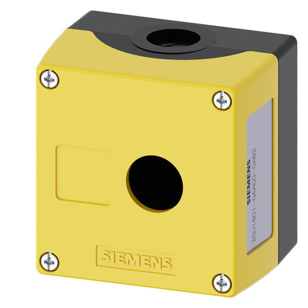 PLC 3SU1801-0AA00-0AB2 22mm Round Top Part Yellow Enclosure for Command Devices 22mm