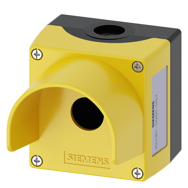 PLC 3SU1801-0AA00-0AC2 22mm Round Yellow Enclosure for Control Devices and 1 Control Point