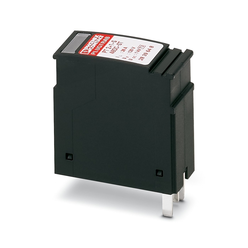 2839648 PT 2 1-S-48DC-ST Type 3 Surge Protector-Plug Rated Voltage 48 V AC 2 Pole