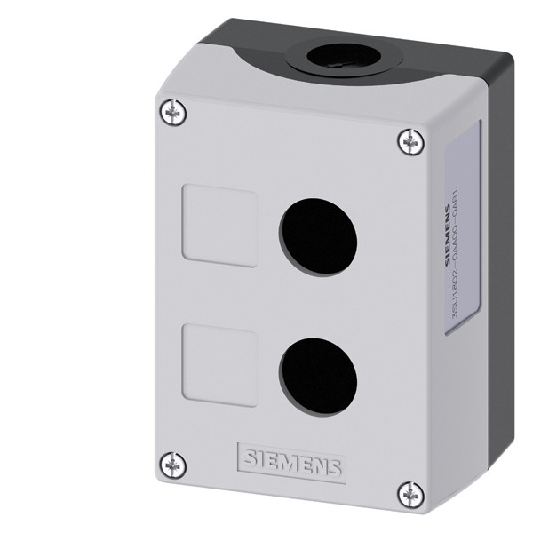 PLC 3SU1802-0AA00-0AB1 Grey SIRIUS ACT Enclosures for Surface Plastic 2 Command Points