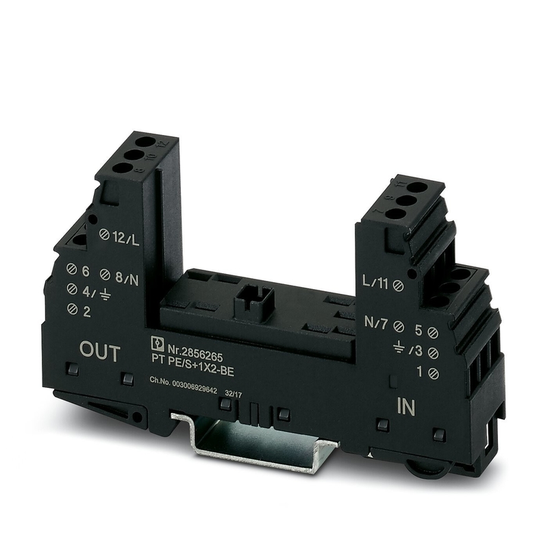 2839224 PT Surge Protector Base for PE/S 1X2-BE Rated Voltage / Number of Pole 1