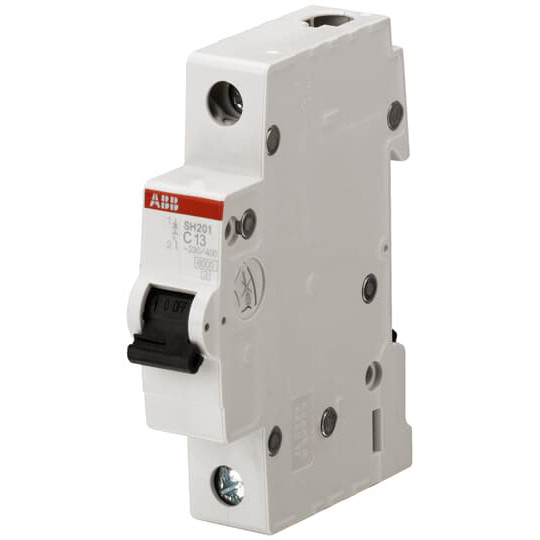 Breaking Capacity 1P C 8 A MCB SH201-C8 Miniature Circuit Breaker Rated Current 8A