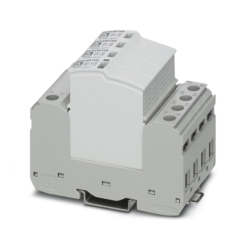 175-FM VAL-SEC-T2-3S Type 2 Surge Protector for 5V AC to 250V AC and 125V DC 1 Pole