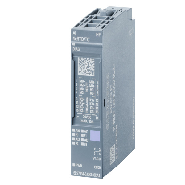 PLC 6ES7134-6JD00-0CA1 ET 200SP AI 4xRTD-TC Analog Input Module with High Feature