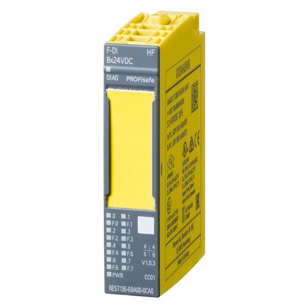 PLC 6ES7136-6BA01-0CA0 F-DI HF 8x24VDC Electronic Module for Precise Monitoring