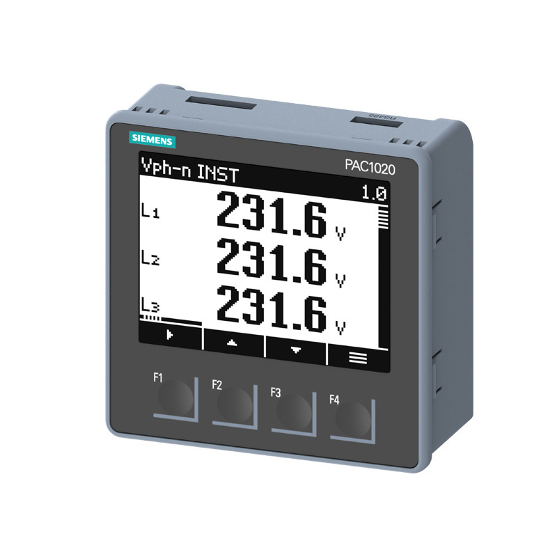 7KM PAC1020 Panel Power Meter for Standard Measuring Energy Range 7KM1020-0BA01-1DA0