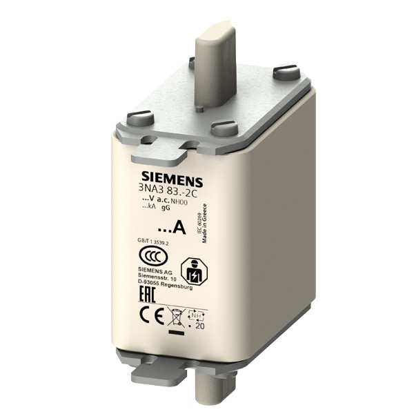 PLC 3NA3832-2C LV HRC Fuse Link GL/GG with Front Indicator Size 00 Easy to Install