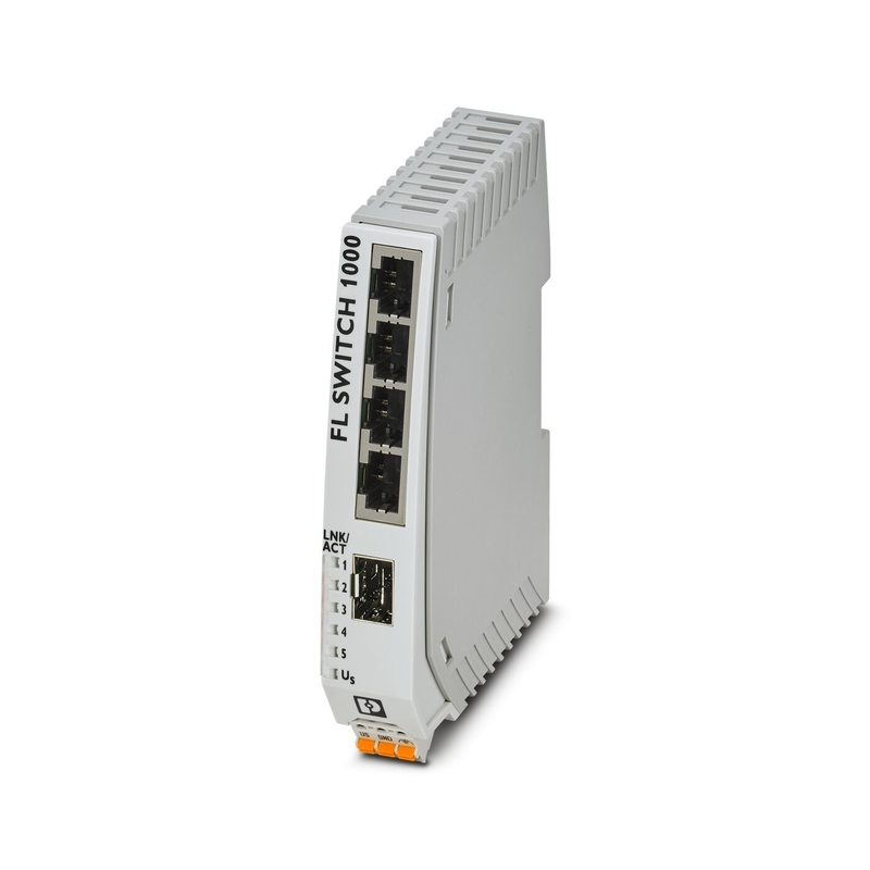IP65 Protection Level FL SWITCH 1108N Industrial Ethernet Switch for EtherNet/IP Network